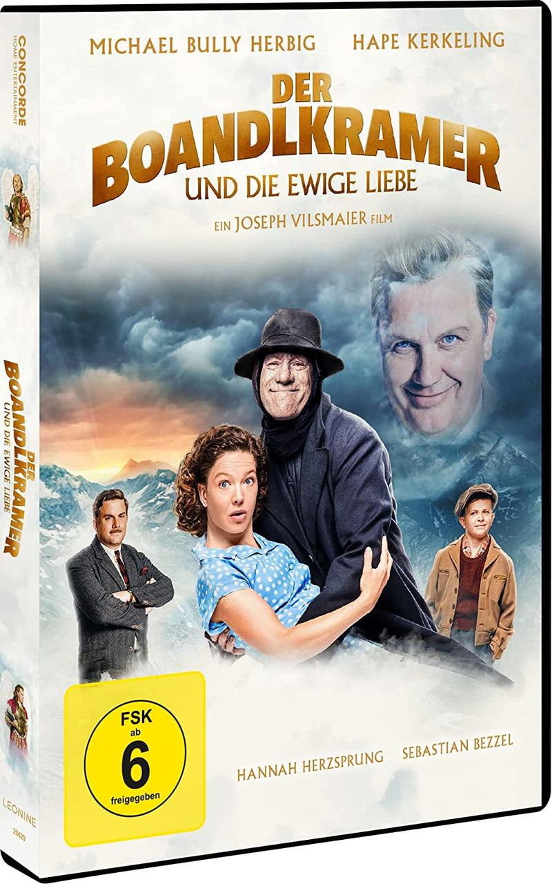 DVD-Hülle eines Films mit Schauspielern, Filmtitel und Bewertung. Die Hülle ist weiß.