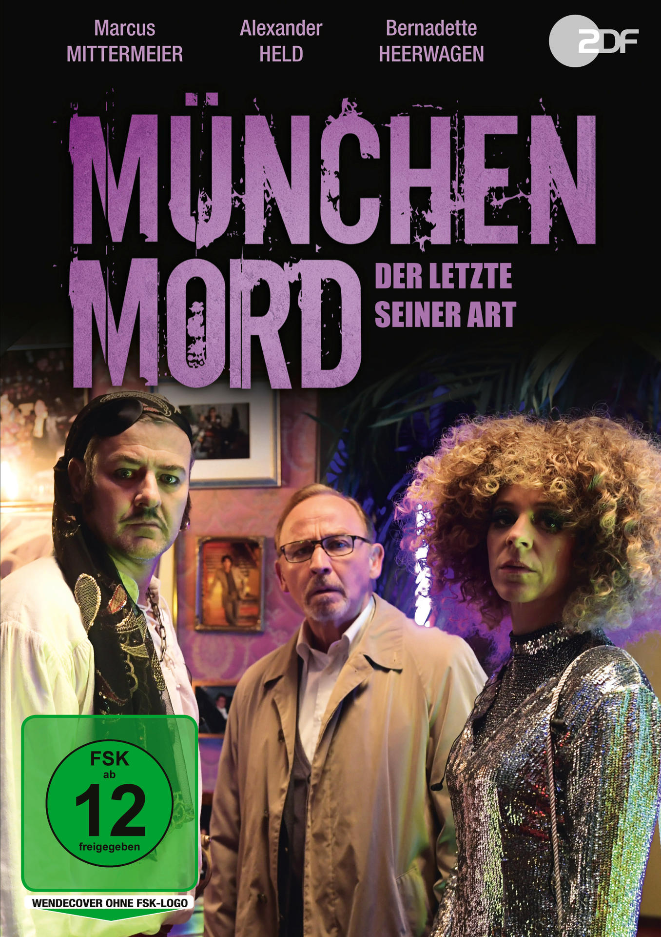 DVD-Cover für München Mord mit drei Personen. Der Titel lautet München Mord. FSK 12 ist links.