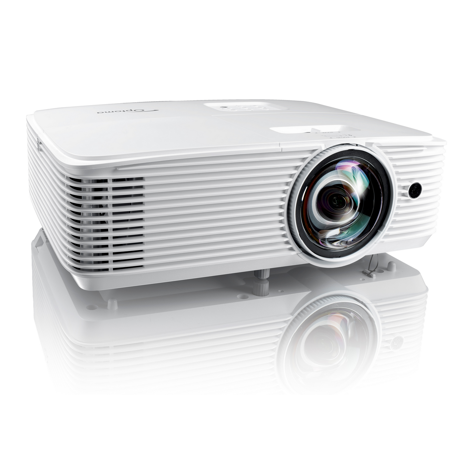 Proyector - Optoma H117ST, DLP, WXGA, 3800 lumens, 3D Ready, 30.000:1, 15000 horas, Blanco