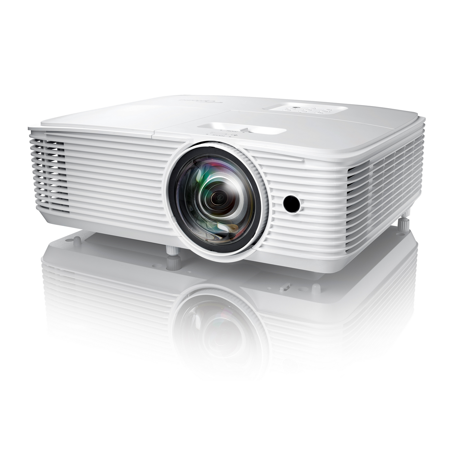 Proyector - Optoma H117ST, DLP, WXGA, 3800 lumens, 3D Ready, 30.000:1, 15000 horas, Blanco
