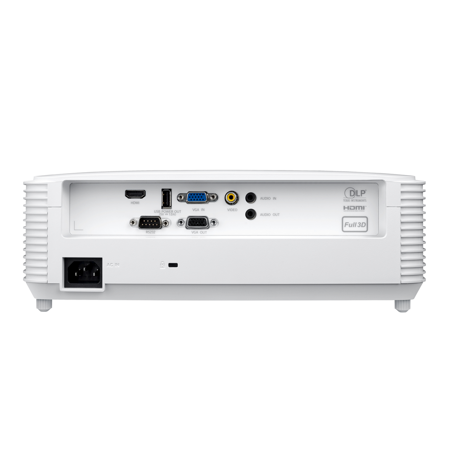 Proyector - Optoma H117ST, DLP, WXGA, 3800 lumens, 3D Ready, 30.000:1, 15000 horas, Blanco