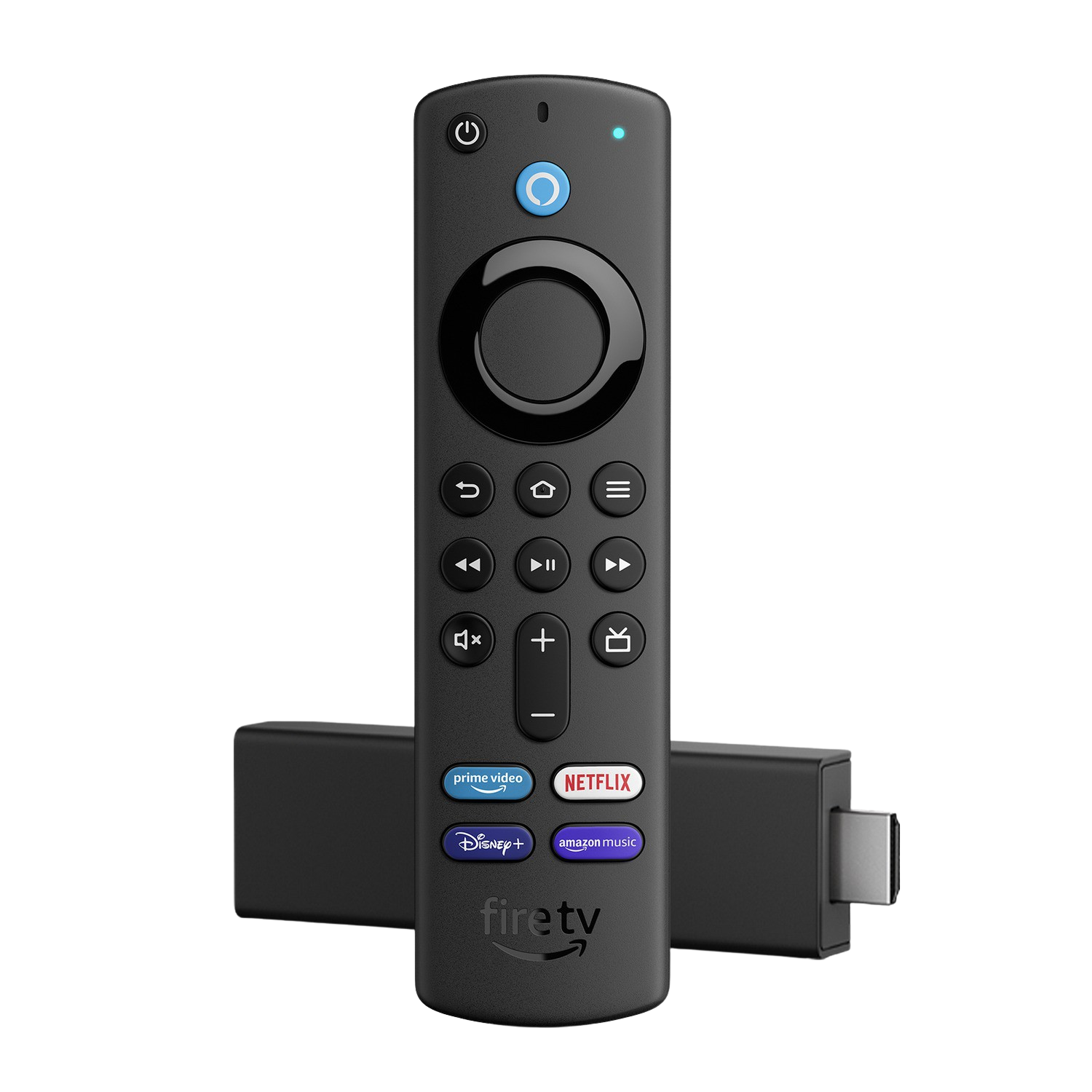 Fire Tv Stick 4k mando por voz alexa incluye controles para el televisor reproductor multimedia amazon 2021 uhd hdmi negro dongle android 1.5 gb