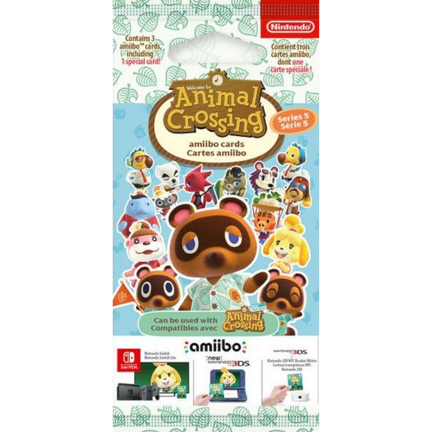 Pack 3 Tarjetas Amiibo - Nintendo - Animal Crossing Serie 5