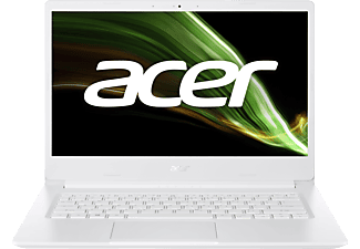 ACER Aspire 1 (A114-61-S0G8), Notebook mit 14 Zoll Display, Qualcomm Snapdragon 700 Series Prozessor, 4 GB RAM, 64 GB eMMC, Qualcomm AdrenoTM 618 GPU, Weiß