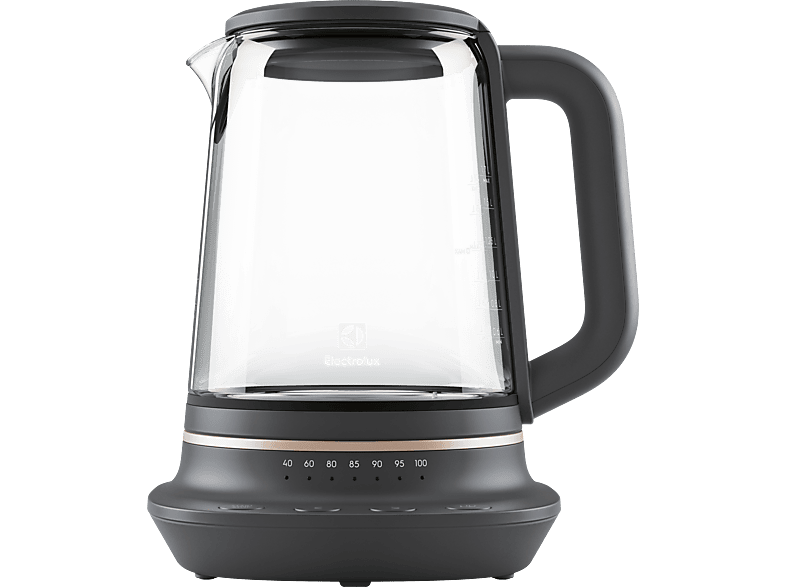 ELECTROLUX E7GK1-8BP 2000W Cam Su Isıtıcı Siyah İnci