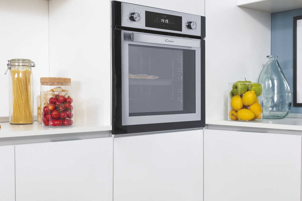 Horno - Candy Essenza FCNE625X WIFI, Multifunción, 70l, Limpieza h2O, 60cm, WIFI, Puerta doble cristal, Inox