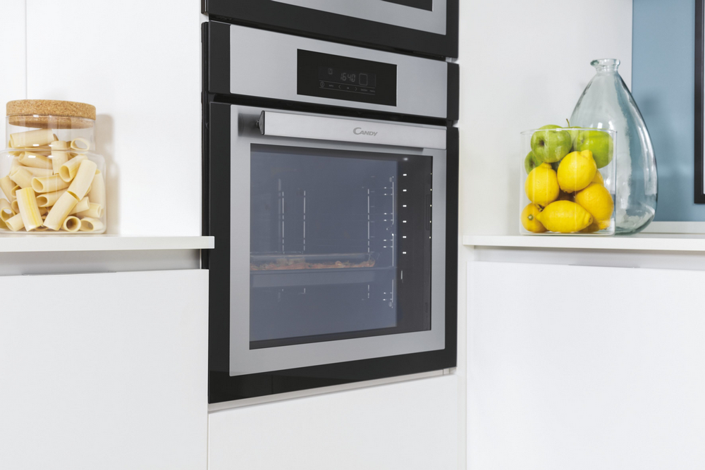 Horno - Candy Essenza FCNE828X WIFI, Multifunción, 70l, 60cm, WIFI, Puerta doble cristal, 3 resistencias, Inox