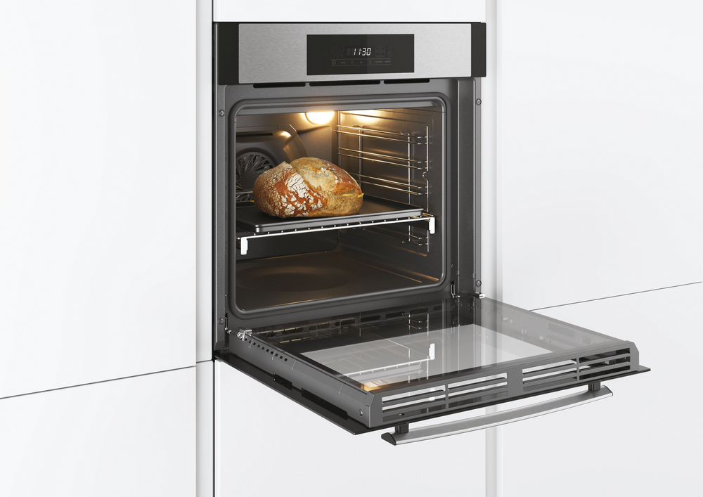 Horno - Candy Essenza FCNE828X WIFI, Multifunción, 70l, 60cm, WIFI, Puerta doble cristal, 3 resistencias, Inox