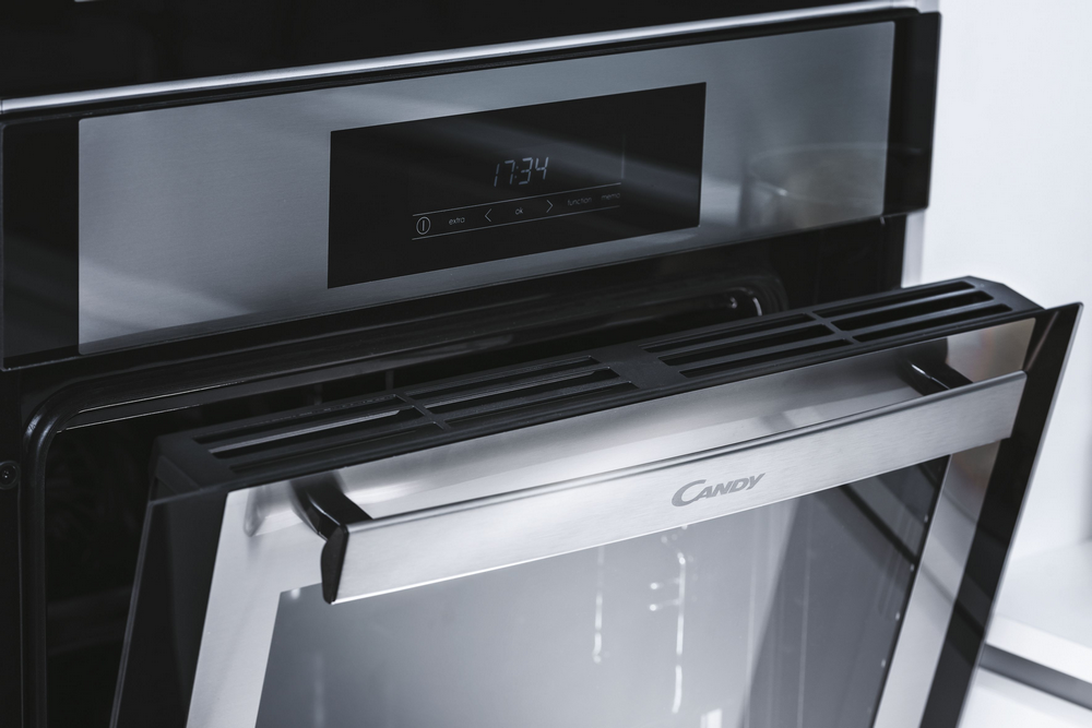 Horno - Candy Essenza FCNE828X WIFI, Multifunción, 70l, 60cm, WIFI, Puerta doble cristal, 3 resistencias, Inox