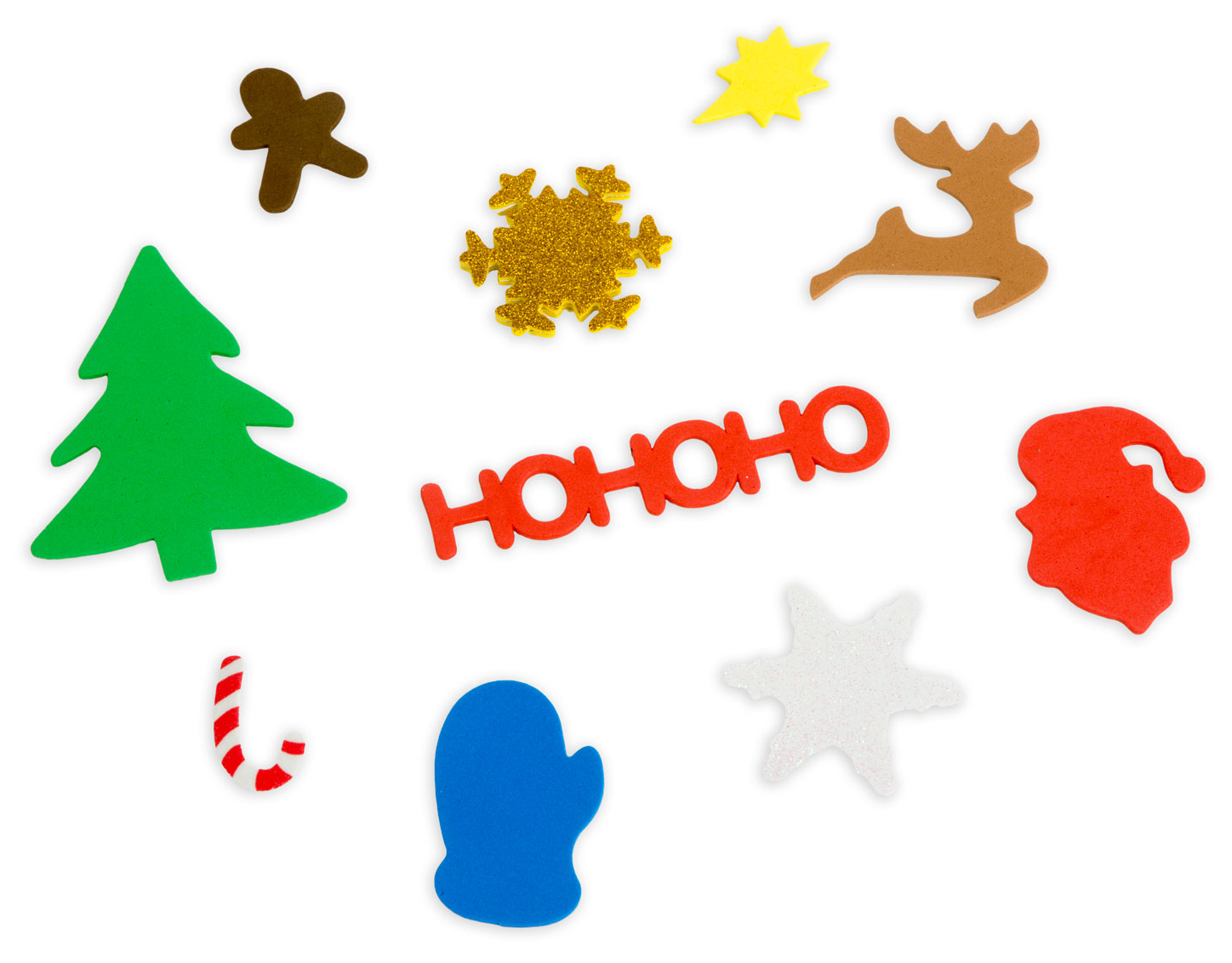 FAMILY CHRISTMAS 58239 Karácsonyi kreatív habmatrica - 50 db / csomag