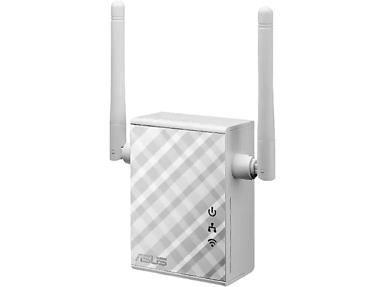 Repetidor WiFi - ASUS RP-N12, N300, Puerto LAN, WPS. 3 Funciones: Repetidor/Punto de acceso/Bridge