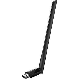 Adaptador Wi-Fi USB - TP-Link Archer T2U Plus, Velocidad transferencia 600 Mbps, USB 2.0, Doble Banda, 5 GHz, Negro