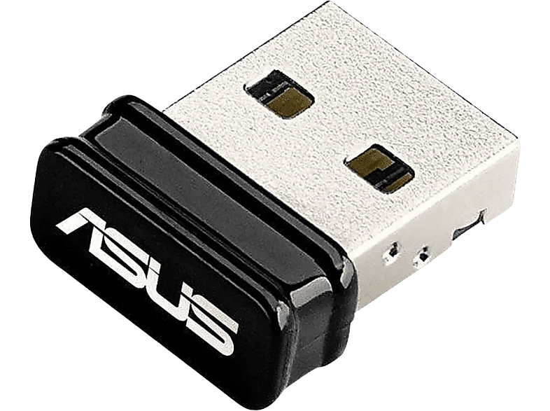 Adaptador USB WiFi - ASUS USB-N10 Tamaño NANO, 2.0, hasta 150Mbps, Negro, cifrado WEP, WPA y WPA2