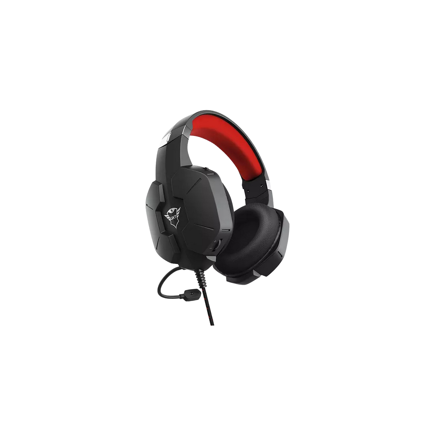 Auriculares gaming - Trust GXT 323 Carus, De diadema, Con cable, Jack de 3.5 mm, Micrófono, Negro