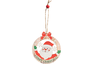 FAMILY CHRISTMAS 58248A Karácsonyfadísz - mikulás - akasztható - 8,5 x 9,5 cm