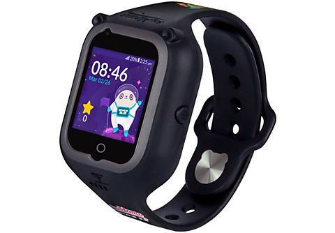 Smartwatch - SoyMomo Space 2.0 4G, Para niños, WiFi, GPS, Botón SOS, IP67, Android, Negro + 2 correas