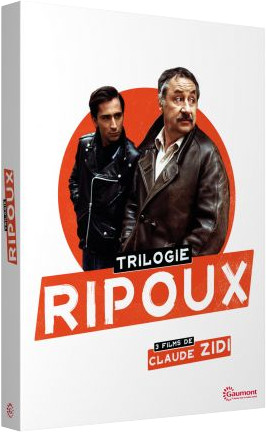 Le coffret DVD Trilogie Ripoux avec deux hommes sur la couverture. Le coffret est sur fond blanc.