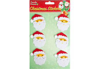 FAMILY CHRISTMAS 58251A Karácsonyi 3D filc matrica szett - mikulás - 15 x 20 cm - 6 db / csomag