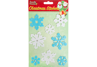 FAMILY CHRISTMAS 58251D Karácsonyi 3D filc matrica szett - hópehely - 15 x 20 cm - 8 db / csomag