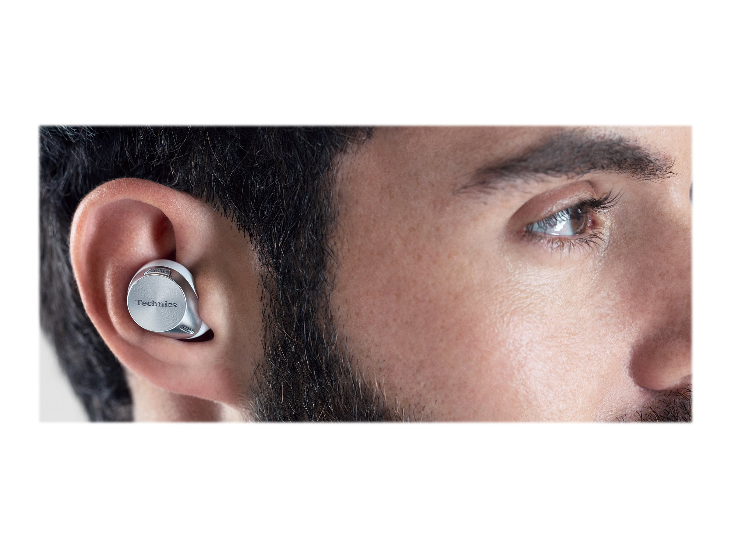 TECHNICS EAH-AZ60 Noise Cancelling, In-ear Kopfhörer Bluetooth Silber