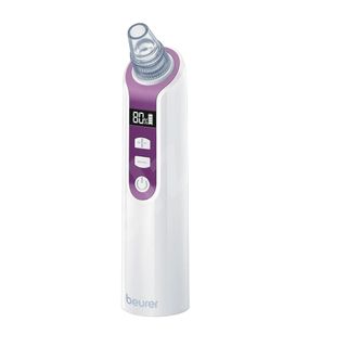 Limpiador facial - Beurer FC-41, 3 W, Tecnología de vacío 3 en 1, Autonomía 1.5 h, LCD, 5 Niveles, Blanco