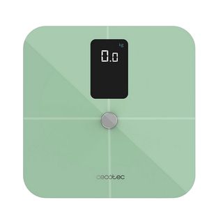 Báscula de baño - Cecotec Surface Precision Smart Healthy Vision Green, Bluetooth, Verde