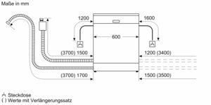 NEFF S197TCX00E Geschirrspüler (vollintegrierbar, 598 mm breit, 43 dB (A), A)
