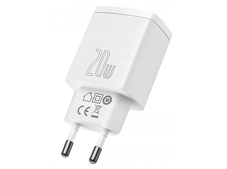 BASEUS Compact 20W U+C QC. Seyehat Şarjı Beyaz