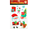 FAMILY CHRISTMAS 58255A Karácsonyi óriás matrica szett - 34,7 x 24,3 cm