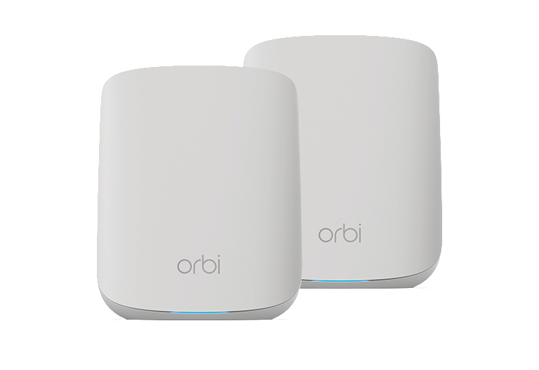 NETGEAR Orbi WiFi 6 Dual Band Mesh System 2-Pack AX1800 Orbi Router 1200 Mbit/s