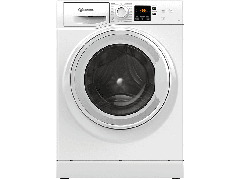 BAUKNECHT WWA 843 B Waschmaschine U/Min., (8 1351 B) kg