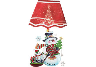 FAMILY CHRISTMAS 58257B Karácsonyi LED-es lámpa matrica - hóember - 17 x 28 cm