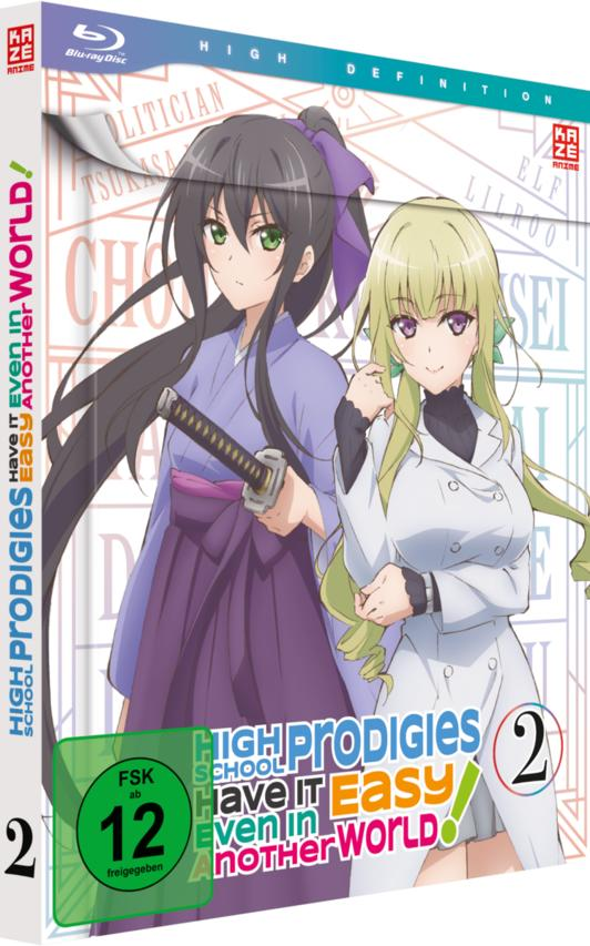 Anime-DVD-Hülle. Auf dem Cover sind zwei Mädchen im Anime-Stil zu sehen.