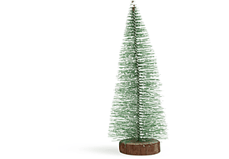 FAMILY CHRISTMAS 58269B Mini műfenyő - fa talppal - 25 cm