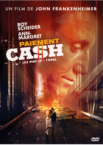 Filmposter van 'Cash' met Roy Scheider en Ann-Margret. Een brug, een auto en een stel zijn ook zichtbaar.