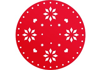 FAMILY CHRISTMAS 58276 Karácsonyfa alá terítő - filc - 90 cm - piros