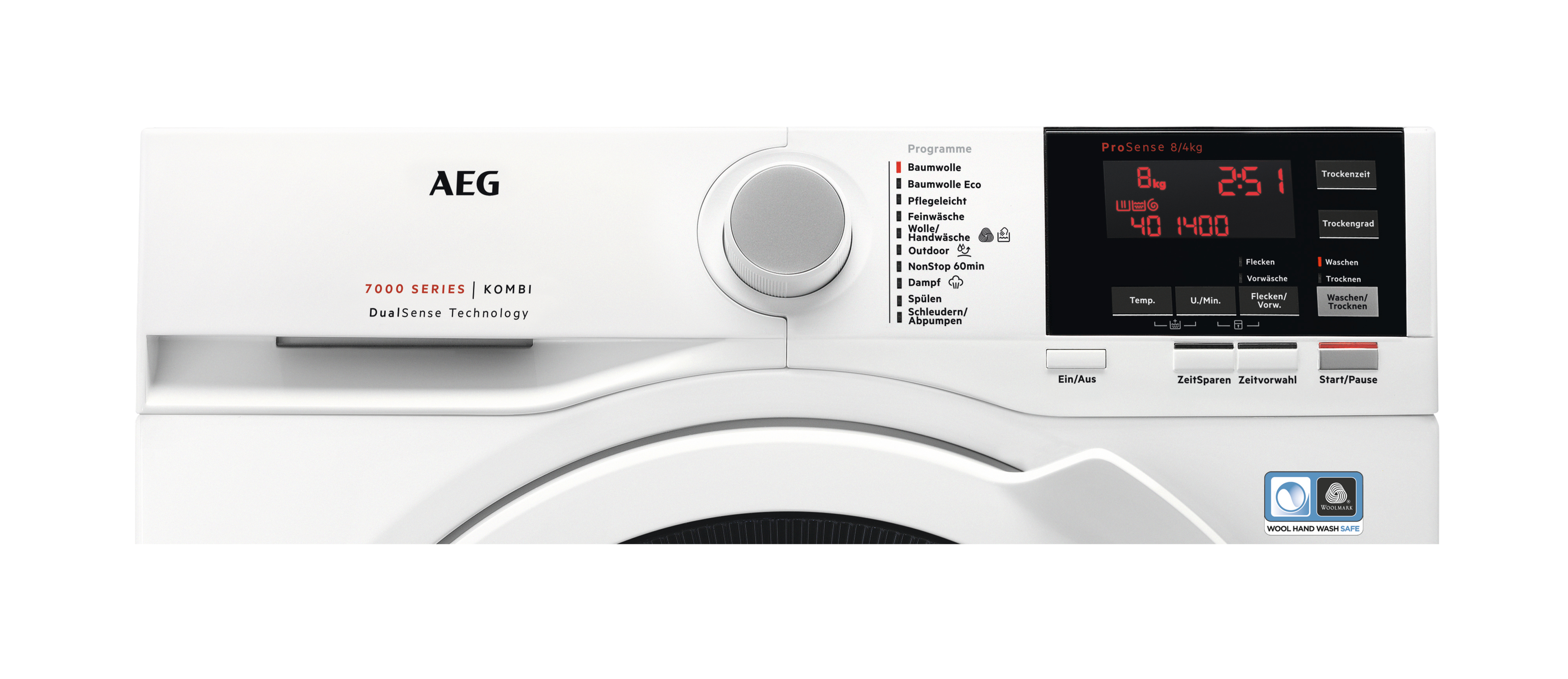 AEG L7WB65684 Waschtrockner (8 kg / 4 kg, 1551 U/Min.)