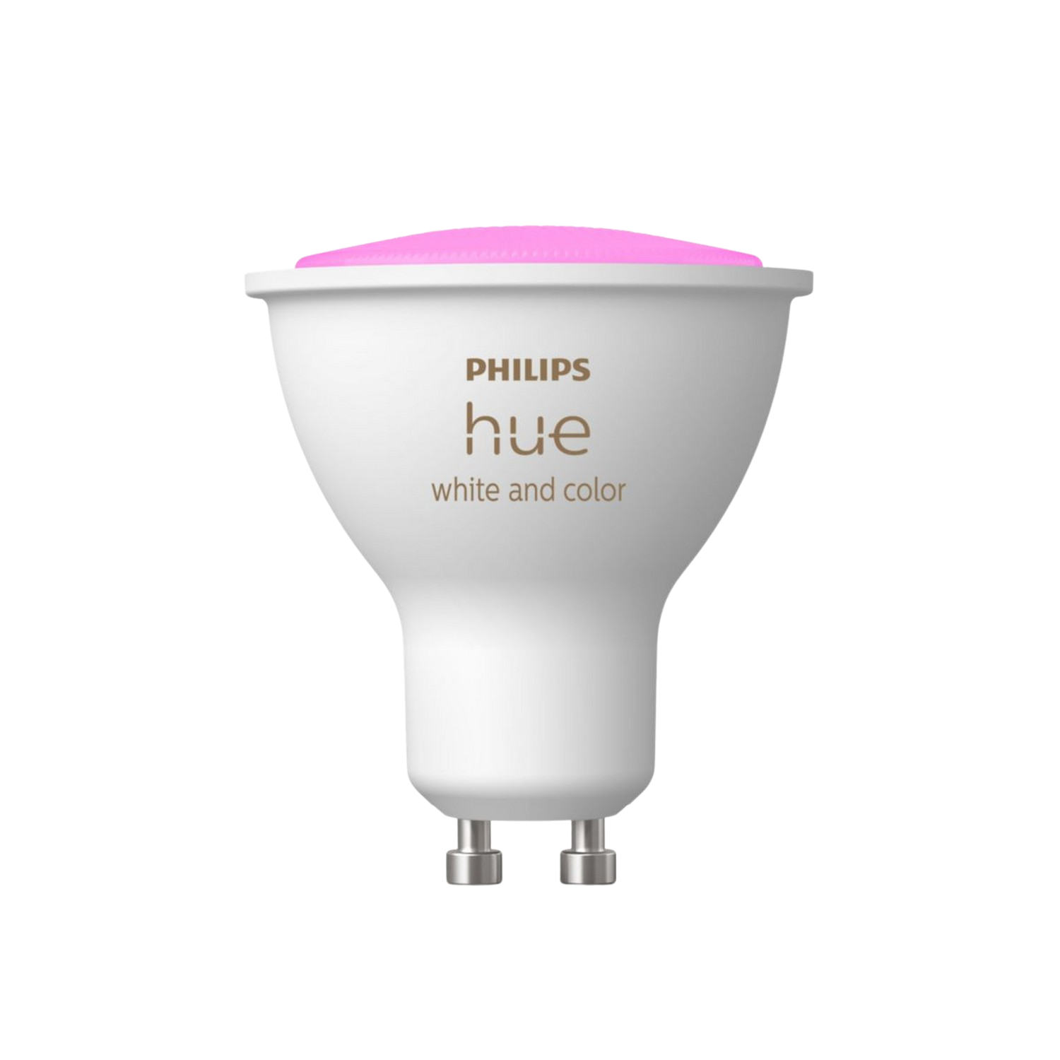 Bombilla inteligente - Philips Hue GU10, Luz Blanca y de Colores, 3W, Compatible con Alexa y Google Home