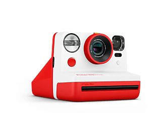 Cámara instantánea - Polaroid Now i-Type, Enfoque automático de 2 lentes, Disparador automático, Rojo