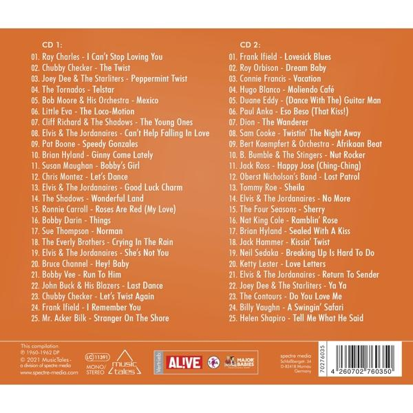CD-Trackliste: I Can't Stop Loving You, The Twist, The Loco-Motion, Crying In The Rain usw.