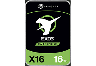 SEAGATE Exos X16 Enterprise Class Festplatte Retail, 16 TB HDD SATA 6 Gbps, 3,5 Zoll, extern