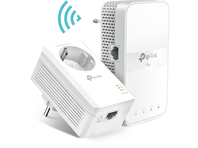 Extensor Repetidor De Señal Wifi Tp-Link Tl Wpa 4220 Kit 300Mb Powerline  Plc Por Linea Amplificador Wifi