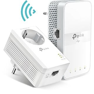 Adaptador PLC - TP-Link TL-WPA7617 KIT, Pack de 2 Unidades, 1000 Mbps, Doble Banda AC1200, Gigabit, Blanco