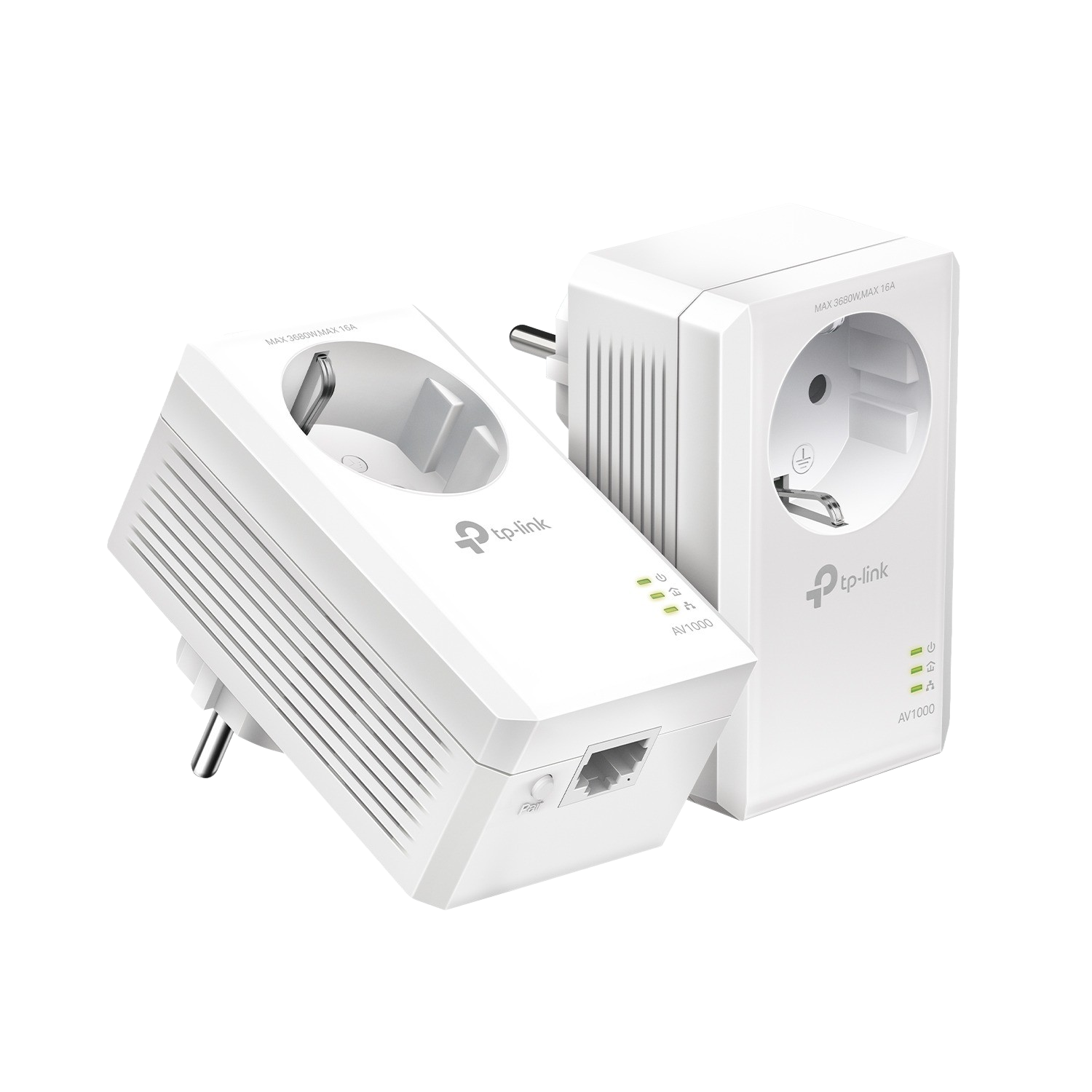 Tplink Tlpa7017p Kit av1000 gigabit powerline starter sin wifi 1 puerto super ahorro de energía adaptador plc 2 1000 mbps ethernet blanco con enchufe incorporado 2uds tlpa7071p