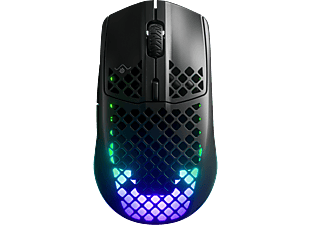 STEELSERIES Aerox 3 - Gaming Maus, Kabellos, Optisch mit Leuchtdioden, 18000 cpi, Onyx