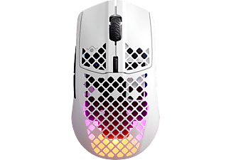 STEELSERIES Aerox 3 - Mouse per gaming, Senza cavi, Ottica con LED, 18000 CPI, Snow