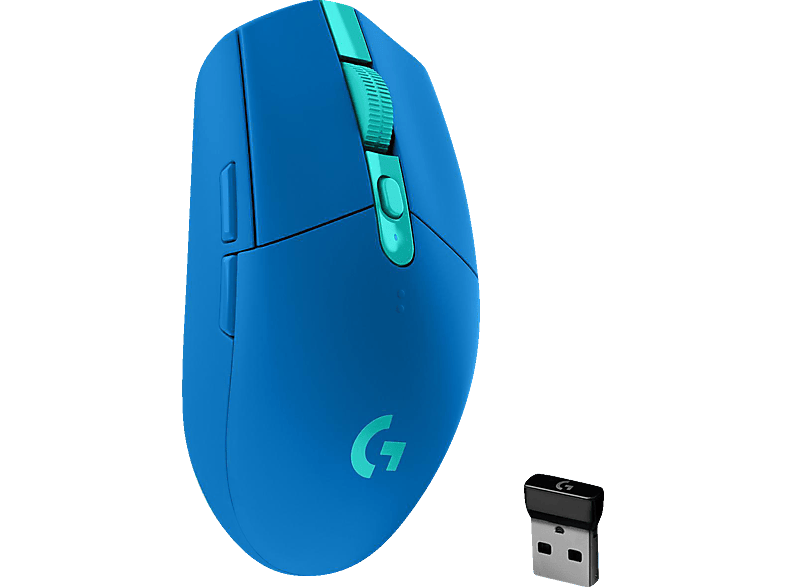 LOGITECH G305 LIGHTSPEED Gaming Maus, Blau