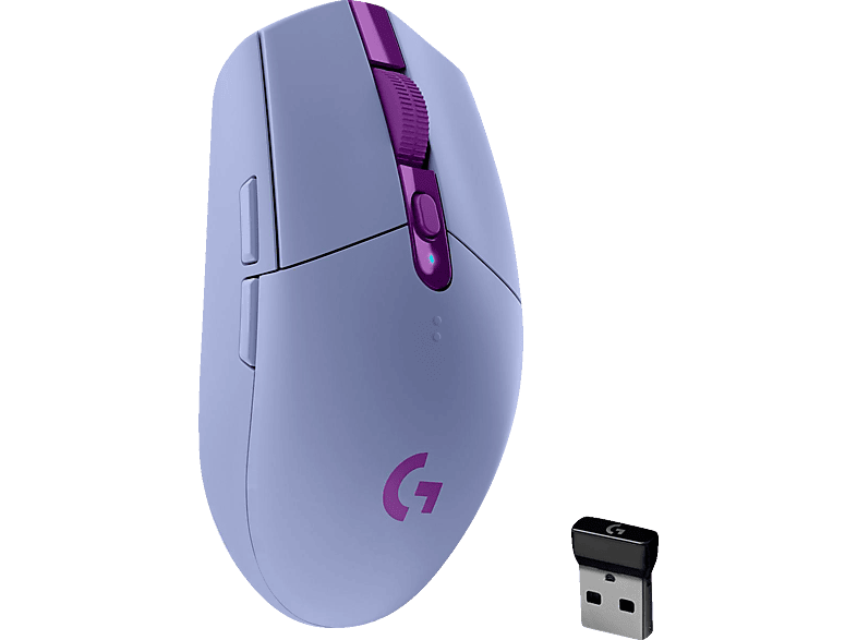 LOGITECH G305 LIGHTSPEED Gaming Maus, Lila | PC Mäuse