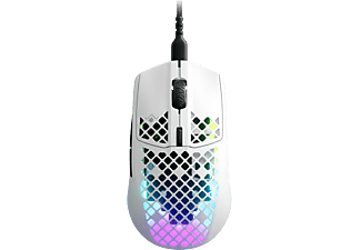 STEELSERIES Aerox 3 - Souris de jeu, Filaire, Optique avec diodes électroluminescentes, 8500 cpi, Snow