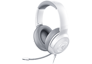 RAZER Kraken X Mercury gaming vezetékes fejhallgató mikrofonnal, fehér (RZ04-02890300-R3M1)